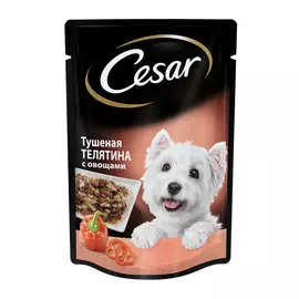 Корм для собак Cesar Тушеная телятина с овощами 100 г