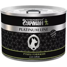 Корм для собак Четвероногий гурман Platinum Line Рубец говяжий 525 г