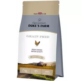 Корм для собак Duke's Farm Беззерновой, курица 2 кг