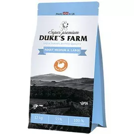 Корм для собак Duke's Farm индейка 12 кг