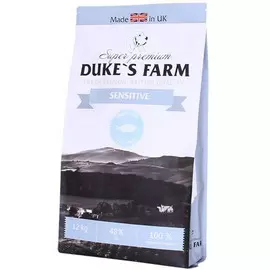Корм для собак Duke's Farm Сенситив, лосось 12 кг