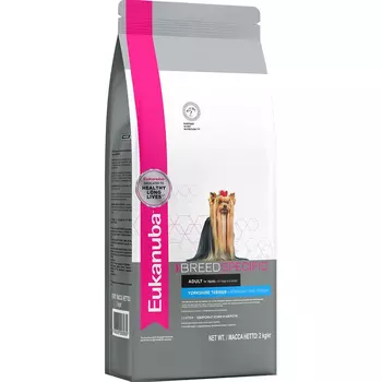 Корм для собак Eukanuba Adult Breed Specific Йоркширский терьер Курица 2кг