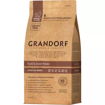 Корм для собак Grandorf утка с картофелем 1 кг
