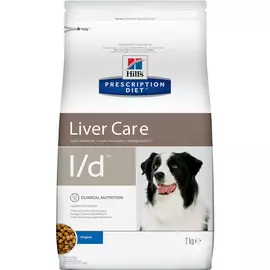 Корм для собак Hill's Prescription Diet l/d Liver Care Для поддержания здоровья печени 2 кг