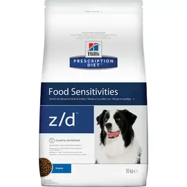 Корм для собак Hill's Prescription Diet Food Sensitivities z/d При пищевой аллергии 10 кг