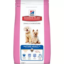 Корм для собак HILL'S Small &amp; Miniature Adult 7+ курица 1,5 кг