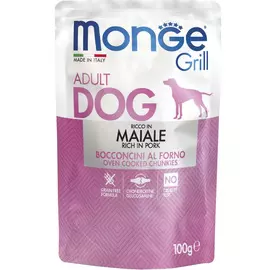 Корм для собак Monge Dog Grill свинина 100 г