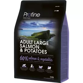 Корм для собак Profine Adult Large для крупных пород, лосось, картофель, 3 кг