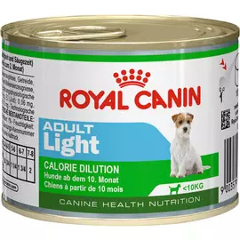 Корм для собак Royal Canin Adult Light с 10 месяцев до 8 лет предрасположенных к полноте, 195 г