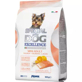 Корм для собак Special Dog Excellence Лосось, рис, льняное семя, цитрусовые для мелких пород 800 г