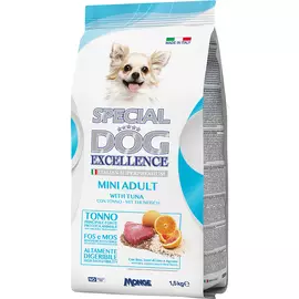 Корм для собак Special Dog Excellence Тунец, рис, льняное семя, цитрусовые для мелких пород 1,5 кг
