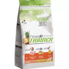 Корм для собак TRAINER Fitness3 No Grain Medium/Maxi Rabbit and Potatoes 3 кг