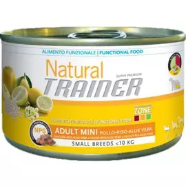 Корм для собак TRAINER Natural для взрослых собак мелких и миниатюрных пород, с курицей и рисом, 150 г