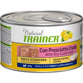 Корм для собак TRAINER Natural Dog Adult Small &amp; Toy Adult With Dry-Cured Ham 150 г
