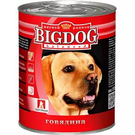 Корм для собак ЗООГУРМАН Big Dog Мясное говядина 850 г