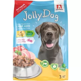 Корм для собак Зоогурман Jollydog мясное ассорти 3 кг