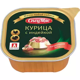 Корм для собак Зоогурман СпецМяс Курица с индейкой 300 г
