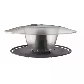 Кормушка круглая Prosperplast BirdyFeed серая