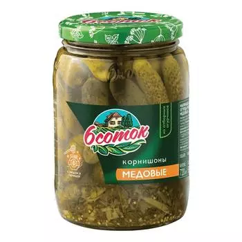 Корнишоны 6 соток медовые, 720 г