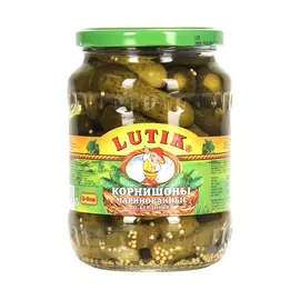 Корнишоны маринованные Lutik по-берлински 3-6 см 720 мл