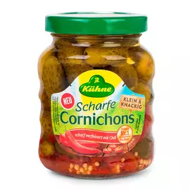 Корнишоны острые Kuhne 180 г