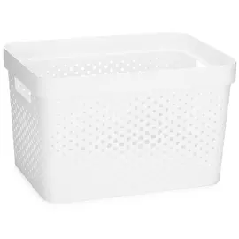 Коробка Curver перфорированная 11 л белая