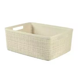 Коробка для хранения Curver jute 12 л кремовый 36х28х15 см