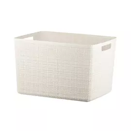 Коробка для хранения Curver Jute кремовая 20 л