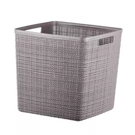 Коробка для хранения Curver Jute фиолетово-коричневая 17 л