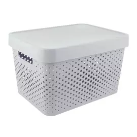 Коробка infinity перфорированная с крышкой 17л Curver 229168/04742-099-00