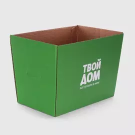 Коробка картонная Твой Дом 43х25х32 см