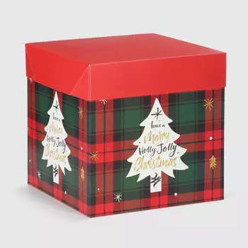 Коробка подарочная Due Esse Christmas regalo 21,5х21,5х21,5 см