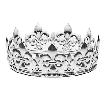 Корона Long Cheng Yiwu City из металла серебристая