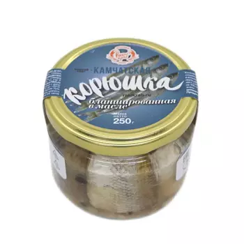 Корюшка РАКиКРАБ в масле 250 г