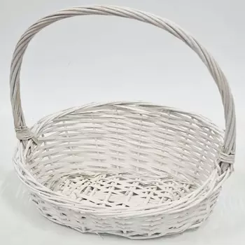 Корзина 2К Корзина G223W S/4 белая №1 45х36х11/21х46 см