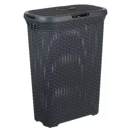 Корзина бельевая Curver 40 l темно серая