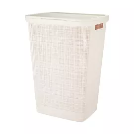 Корзина бельевая Curver jute кремовая 58л 43х34х60 см