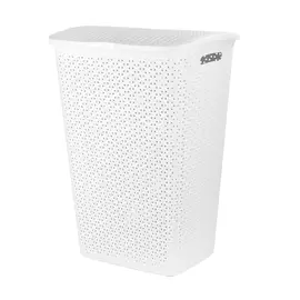 Корзина бельевая Curver my style 55 л кремовая