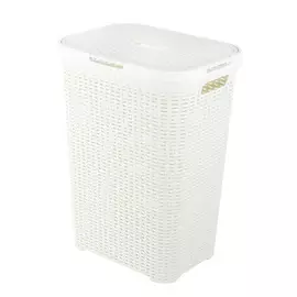 Корзина бельевая Curver natural style 60 л кремовый