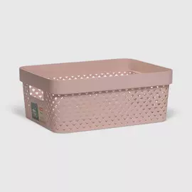 Корзина Curver для хранения 11 л розовая