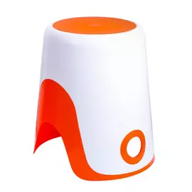 Корзина-стул для белья 2в1 Fixsen Wendy, 26 л, цвет бело-красный, выдерживаемый вес до 125 кг