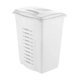 Корзина для белья 60 л белая