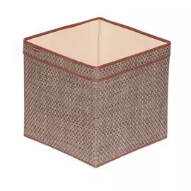 Корзина для хранения с ручкой бежевая 30х30х30 Casy home