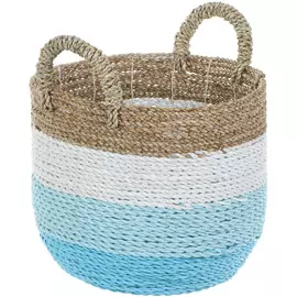 Корзина Rattan Grand Deco полосатая 30х26 см