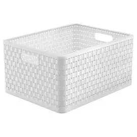 Корзина Rotho Country a4 plus 28л белая