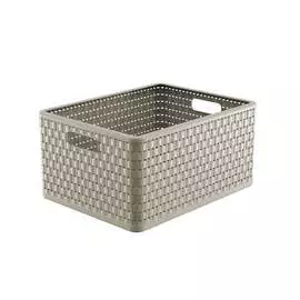 Корзина Rotho Country a4 plus 28л бежевая