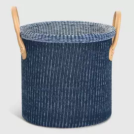 Корзина Tony-bridge для хранения с ручкой синяя, 20х23 см