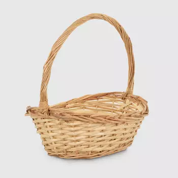 Корзинка Anui Home декоративная из ивы m, 38х26хh11.5х15x35хd27.5х18см