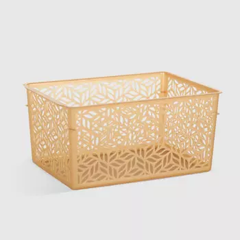 Корзинка универсальная Lidex Sunrise золотая 2 л 23х16х7 см
