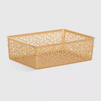 Корзинка универсальная Lidex Sunrise золотая 4,3 л 29х19х9,5 см